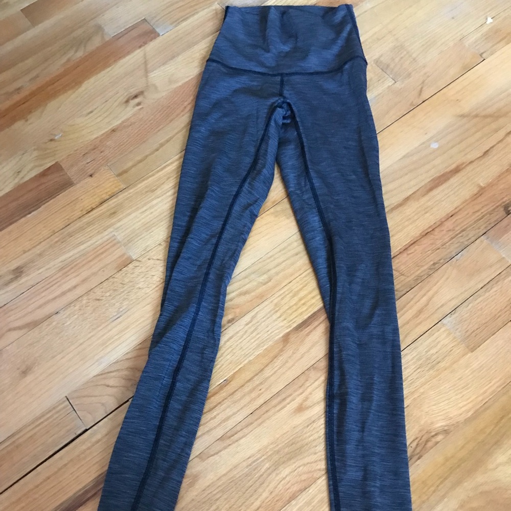 Lululemon High Rise Wunderunder Herringbone size 2